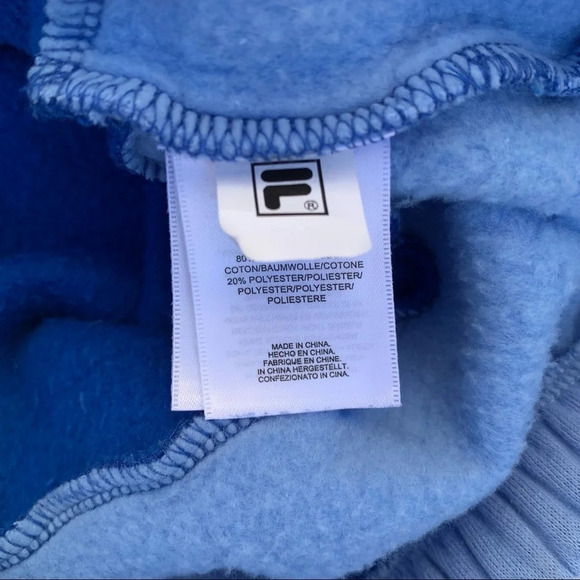 ☀️ FILA TWO-TONED CROPPED HOODIE | XL #FML130020 - Picture 9 of 9